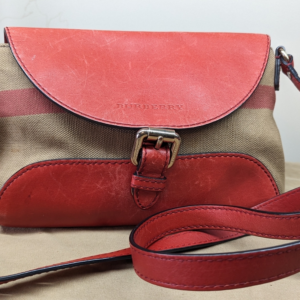 Burberry "Henham" house check crossbody bag